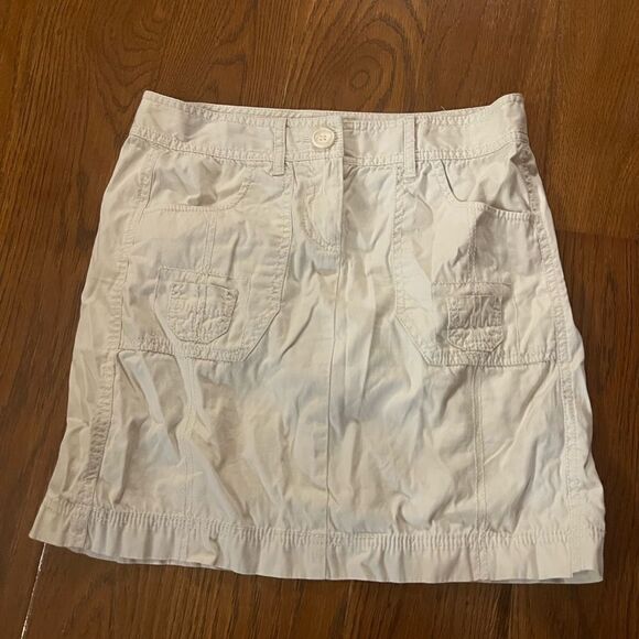 Loft 2P khaki skirt - Picture 1 of 5
